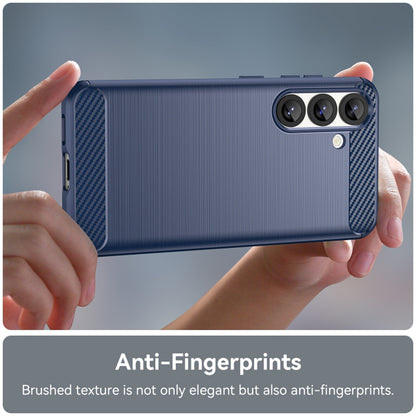Etui na Samsung Galaxy S25+ S936, Techsuit, Carbon, Niebieskie