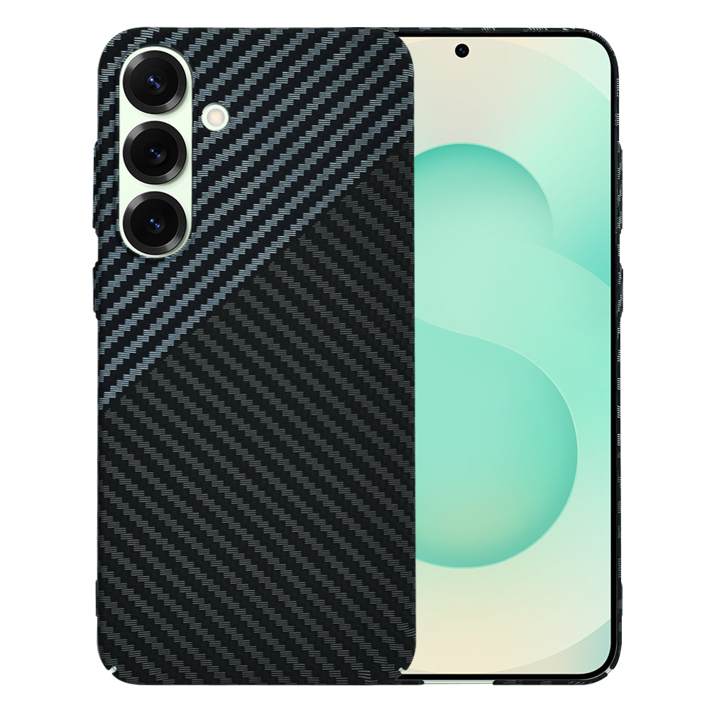 Etui na Samsung Galaxy S25+ S936, Techsuit, Carbonite FiberShell, Czarne Szare