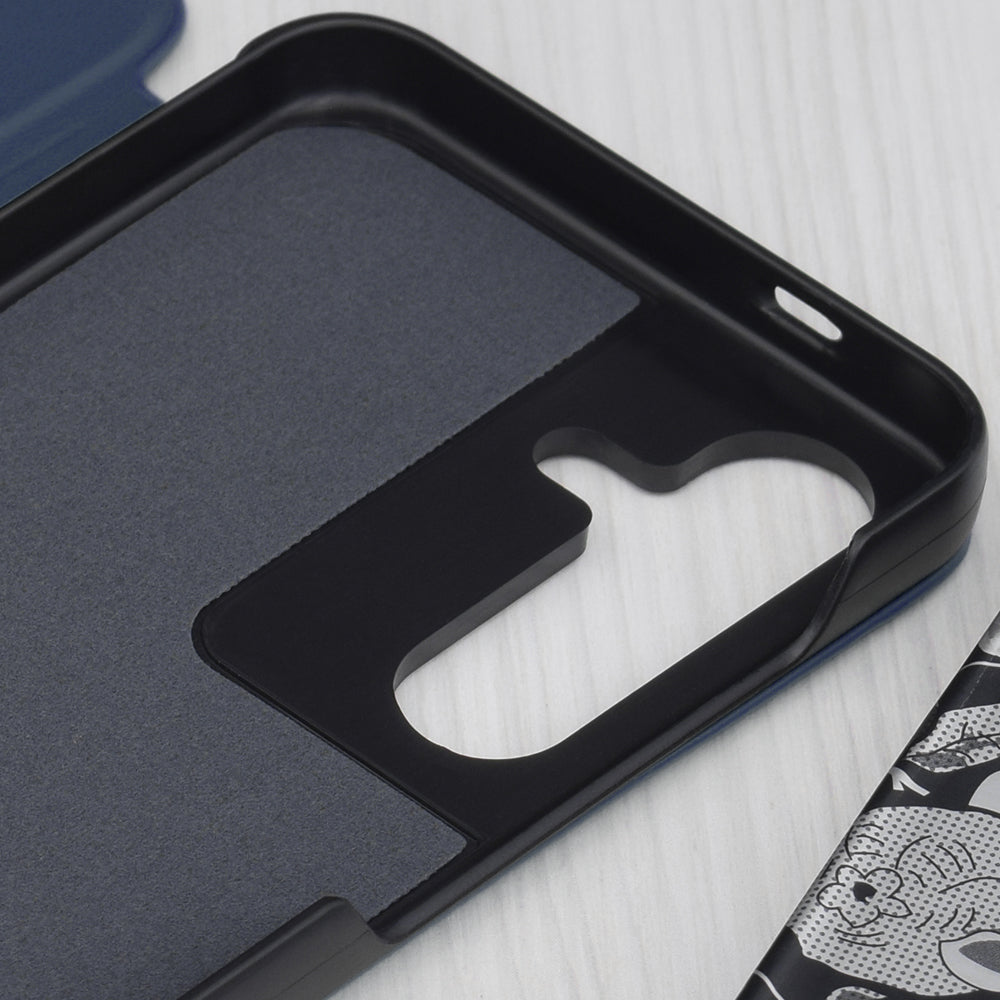 Etui na Samsung Galaxy S25+ S936, Techsuit, eFold, Ciemnoniebieskie