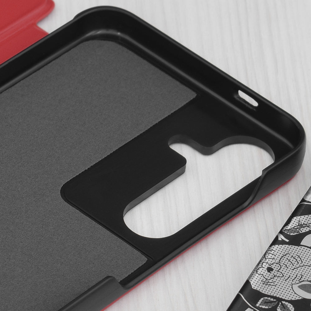 Etui na Samsung Galaxy S25+ S936, Techsuit, eFold, Czerwony