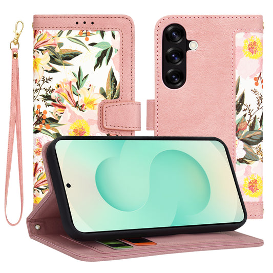 Etui na Samsung Galaxy S25+ S936, Techsuit, FlipCraft, Różowe