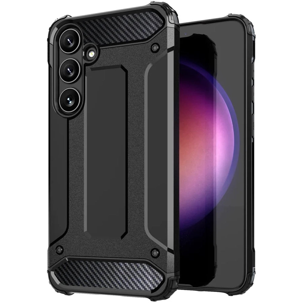 Etui na Samsung Galaxy S25+ S936, Techsuit, Hybrid Armor, czarne