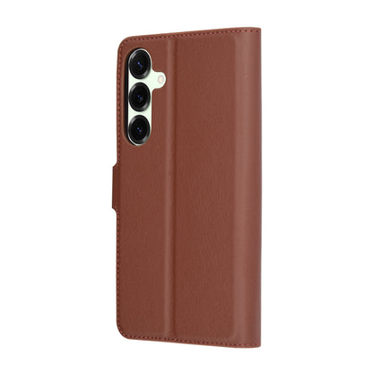 Case for Samsung Galaxy S25+ S936, Techsuit, Leather Folio, Brown