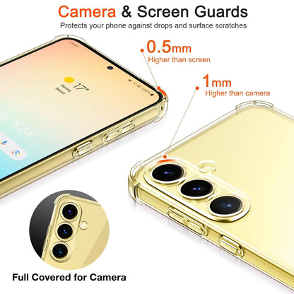Etui na Samsung Galaxy S25+ S936, Techsuit, Shockproof Clear, Przezroczyste