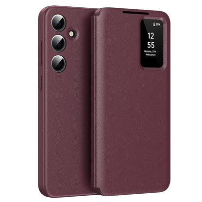 Etui na Samsung Galaxy S25+ S936, Techsuit, SmartView, Czerwony