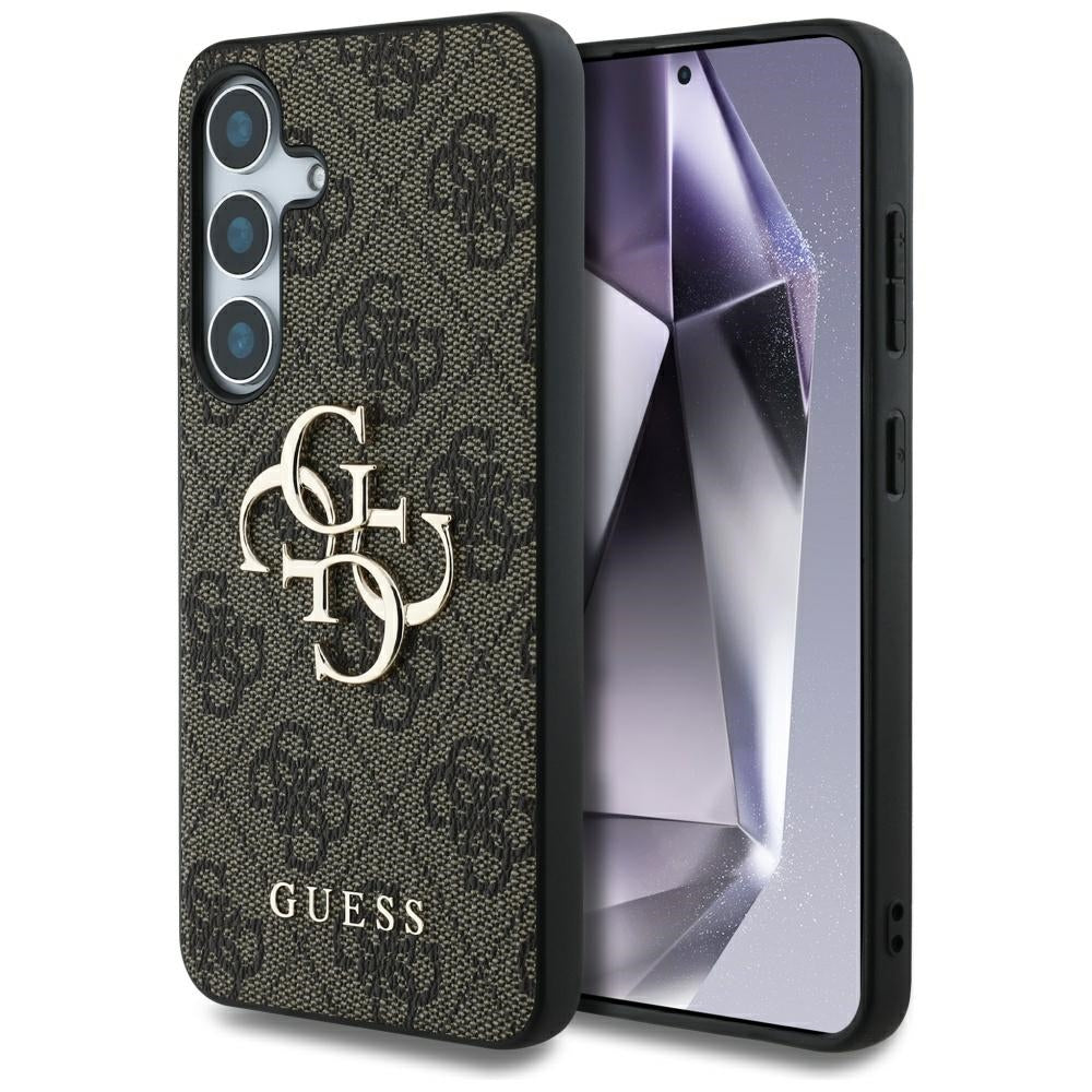 Etui na Samsung Galaxy S25 S931, Guess, 4G Big Logo, Brązowy