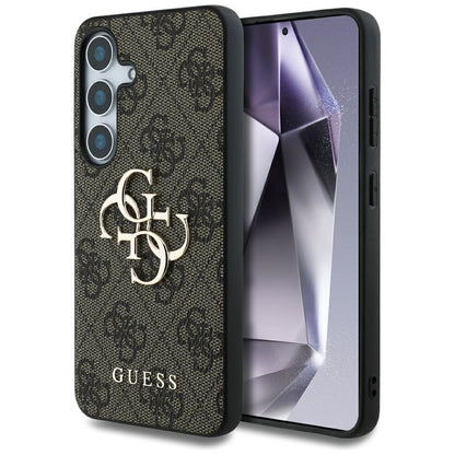Etui na Samsung Galaxy S25 S931, Guess, 4G Big Logo, Brązowy