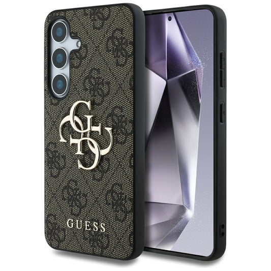 Etui na Samsung Galaxy S25 S931, Guess, 4G Big Logo, Brązowy