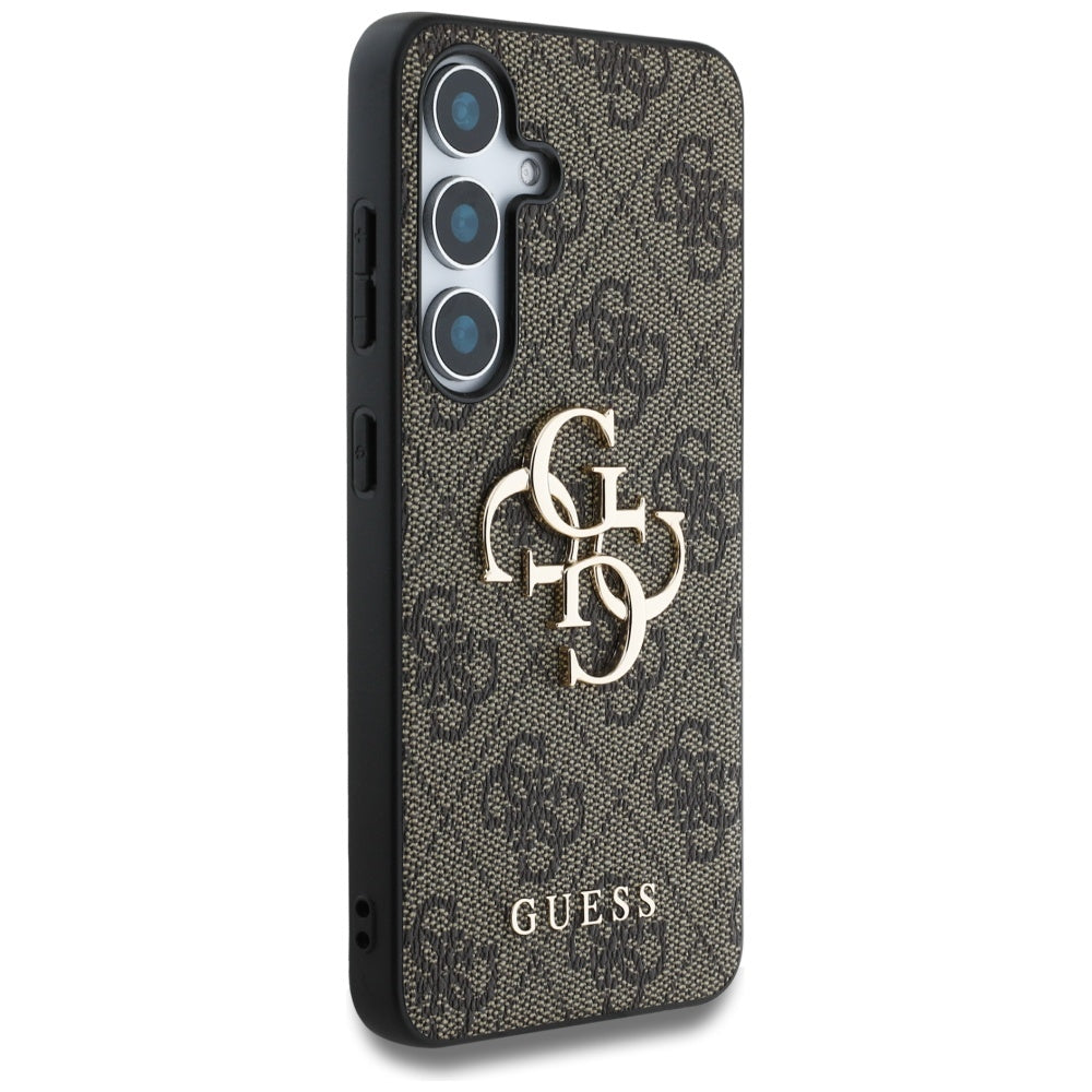 Etui na Samsung Galaxy S25 S931, Guess, 4G Big Logo, Brązowy