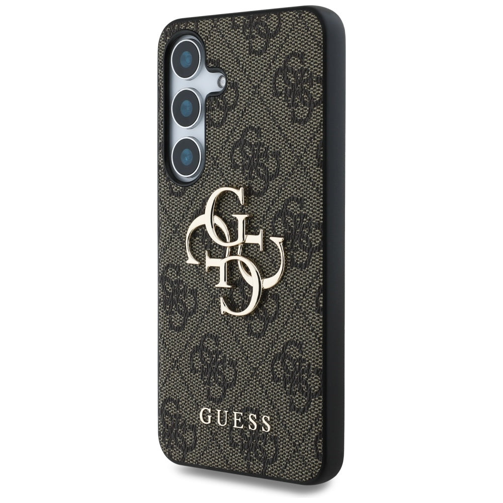 Etui na Samsung Galaxy S25 S931, Guess, 4G Big Logo, Brązowy