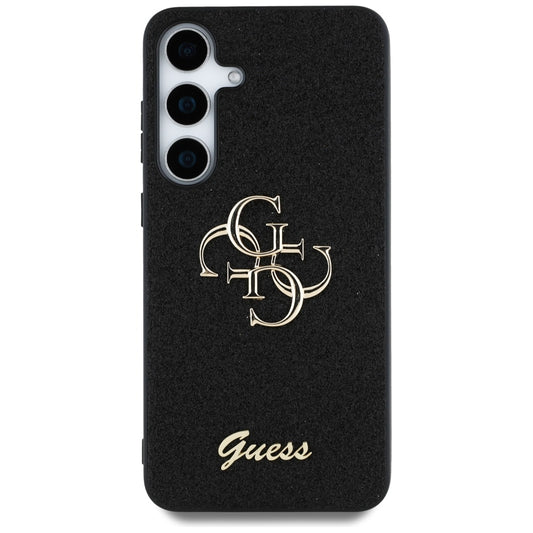 Etui na Samsung Galaxy S25 S931, Guess, Glitter Big 4G Script, Czarne