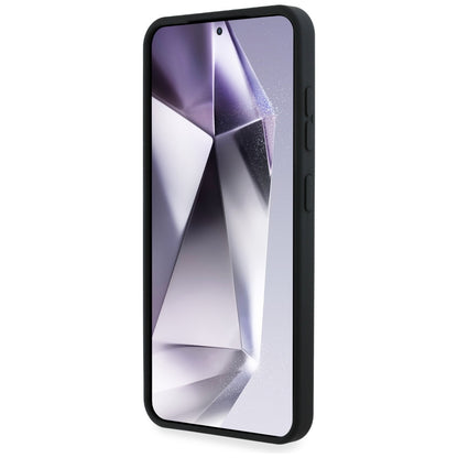 Etui na Samsung Galaxy S25 S931, Karl Lagerfeld, Silikonowe Znaki Metalowe Logo, Czarne
