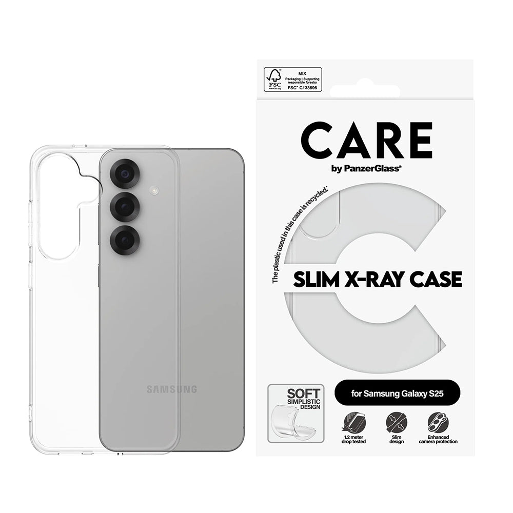 Etui na Samsung Galaxy S25 S931, PanzerGlass, Care Fashionable, Przezroczyste