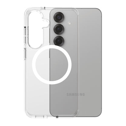 Etui na Samsung Galaxy S25 S931, PanzerGlass, Care Urban Combat, Przezroczyste Białe