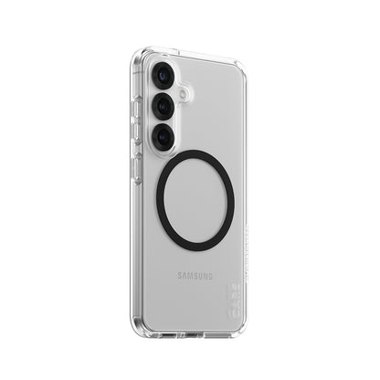 Etui na Samsung Galaxy S25 S931, PanzerGlass, Care Urban Combat, Czarne Przezroczyste