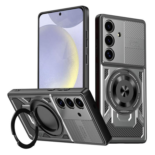 Etui na Samsung Galaxy S25 S931 / S24 S921, Techsuit, RuggedCam, Szary