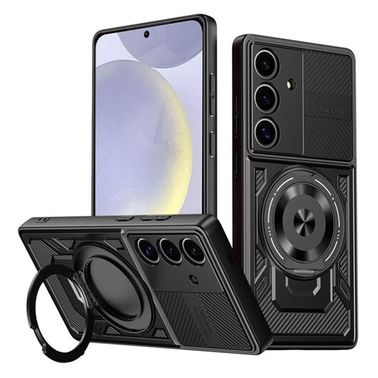 Etui na Samsung Galaxy S25 S931 / S24 S921, Techsuit, RuggedCam, czarne
