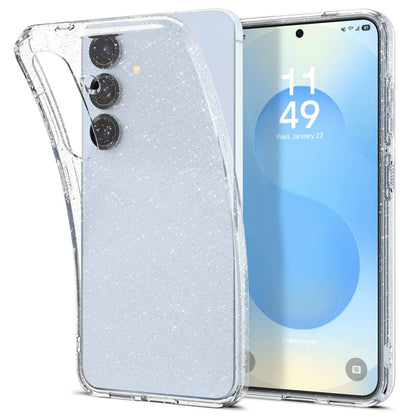 Etui do Samsung Galaxy S25 S931, Spigen, Liquid Crystal Glitter, Przezroczyste ACS08997