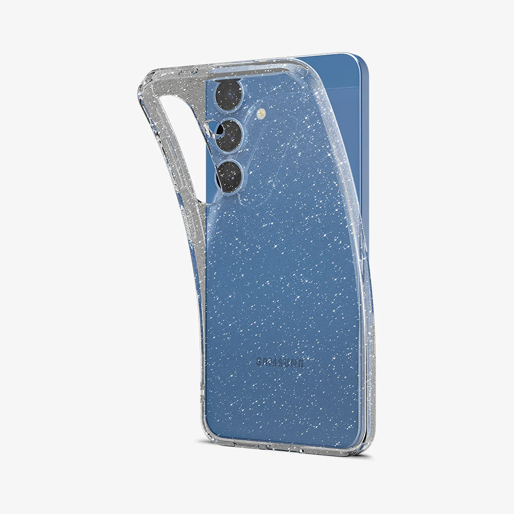 Etui do Samsung Galaxy S25 S931, Spigen, Liquid Crystal Glitter, Przezroczyste ACS08997