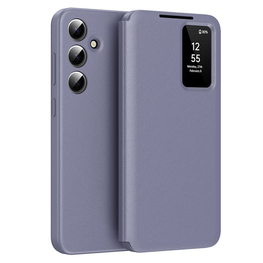 Etui na Samsung Galaxy S25 S931, Techsuit, SmartView, Fioletowy