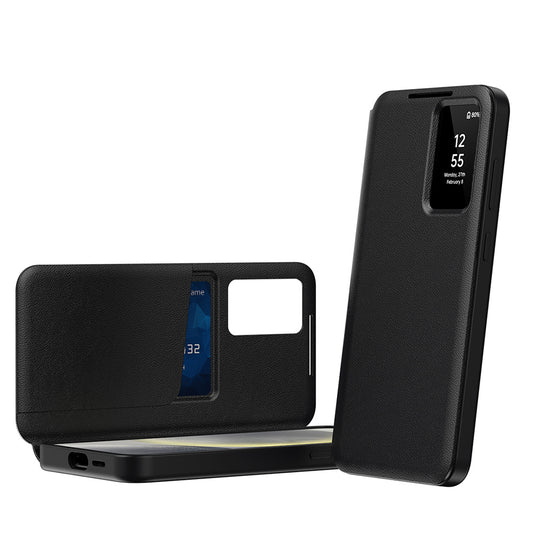 Etui na Samsung Galaxy S25 S931, Techsuit, SmartView, czarne