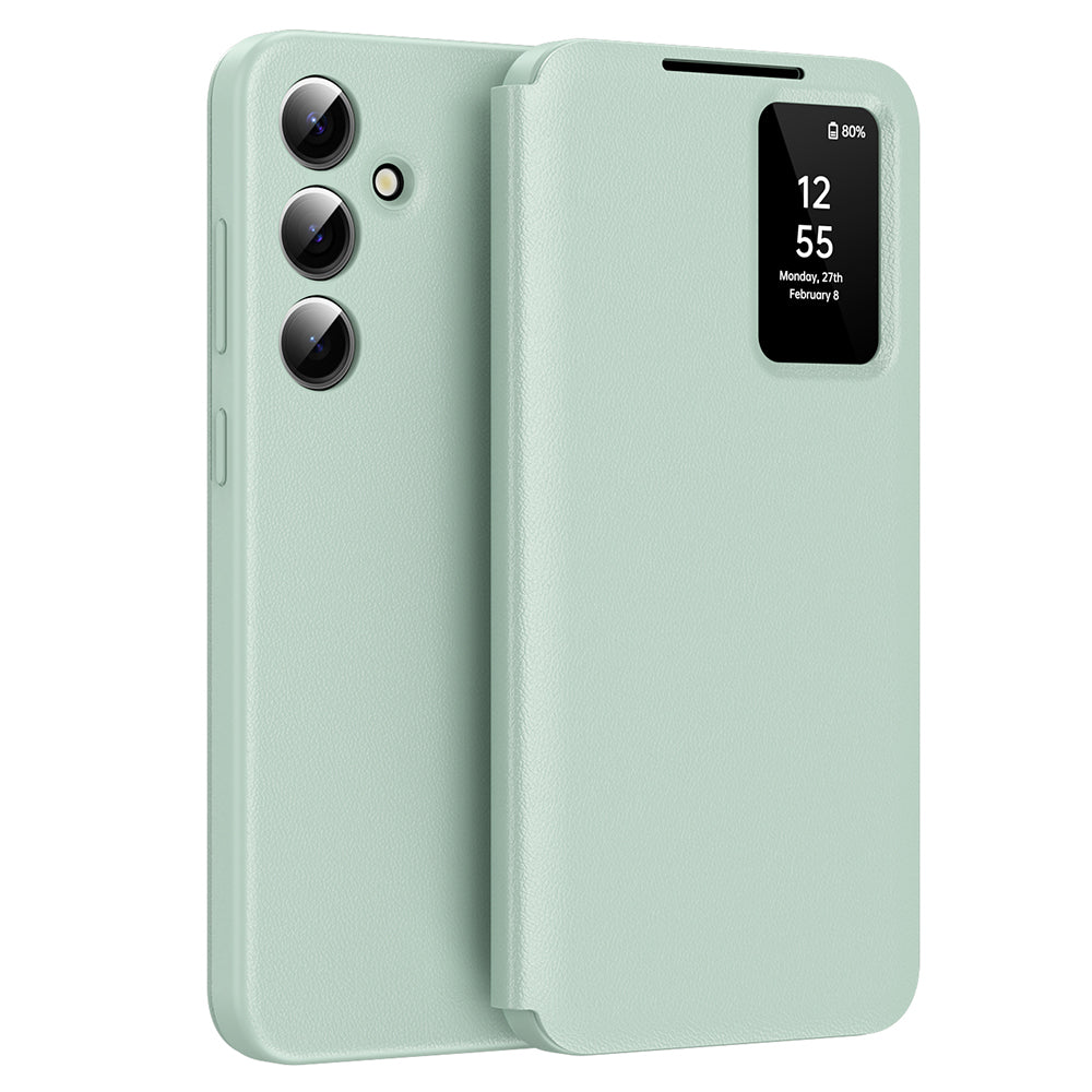 Etui na Samsung Galaxy S25 S931, Techsuit, SmartView, Zielony