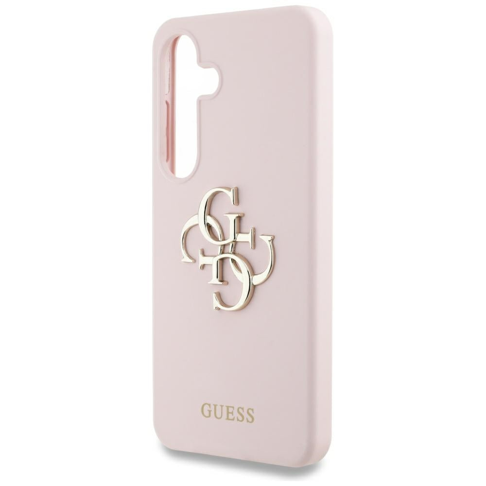 Etui na Samsung Galaxy S25 Ultra S938, Guess, 4G Grained Big and Classic Logo, Różowy
