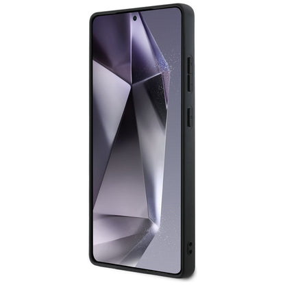 Etui na Samsung Galaxy S25 Ultra S938, Guess, Grained Hot Stamp 4G Triangle, Czarne