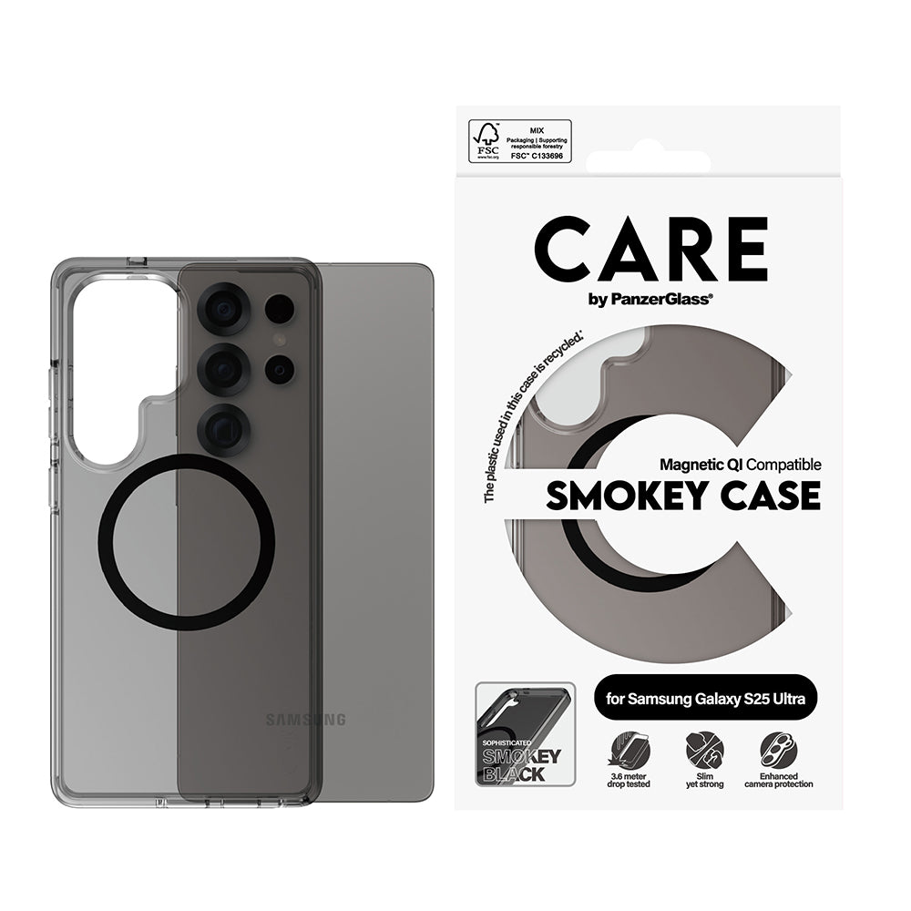 Etui do Samsung Galaxy S25 Ultra S938, PanzerGlass, Care Urban Combat, Czarne