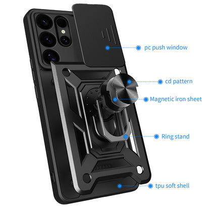 Case for Samsung Galaxy S25 Ultra S938, Techsuit, CamShield, Blue