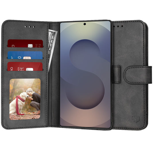 Etui na Samsung Galaxy S25 Ultra S938, Techsuit, Diary Book, czarne