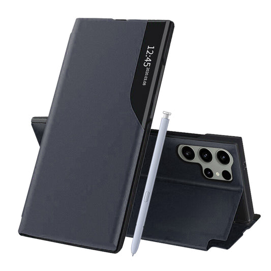 Etui na Samsung Galaxy S25 Ultra S938, Techsuit, eFold, Ciemnoniebieskie