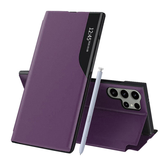 Etui na Samsung Galaxy S25 Ultra S938, Techsuit, eFold, Fioletowy