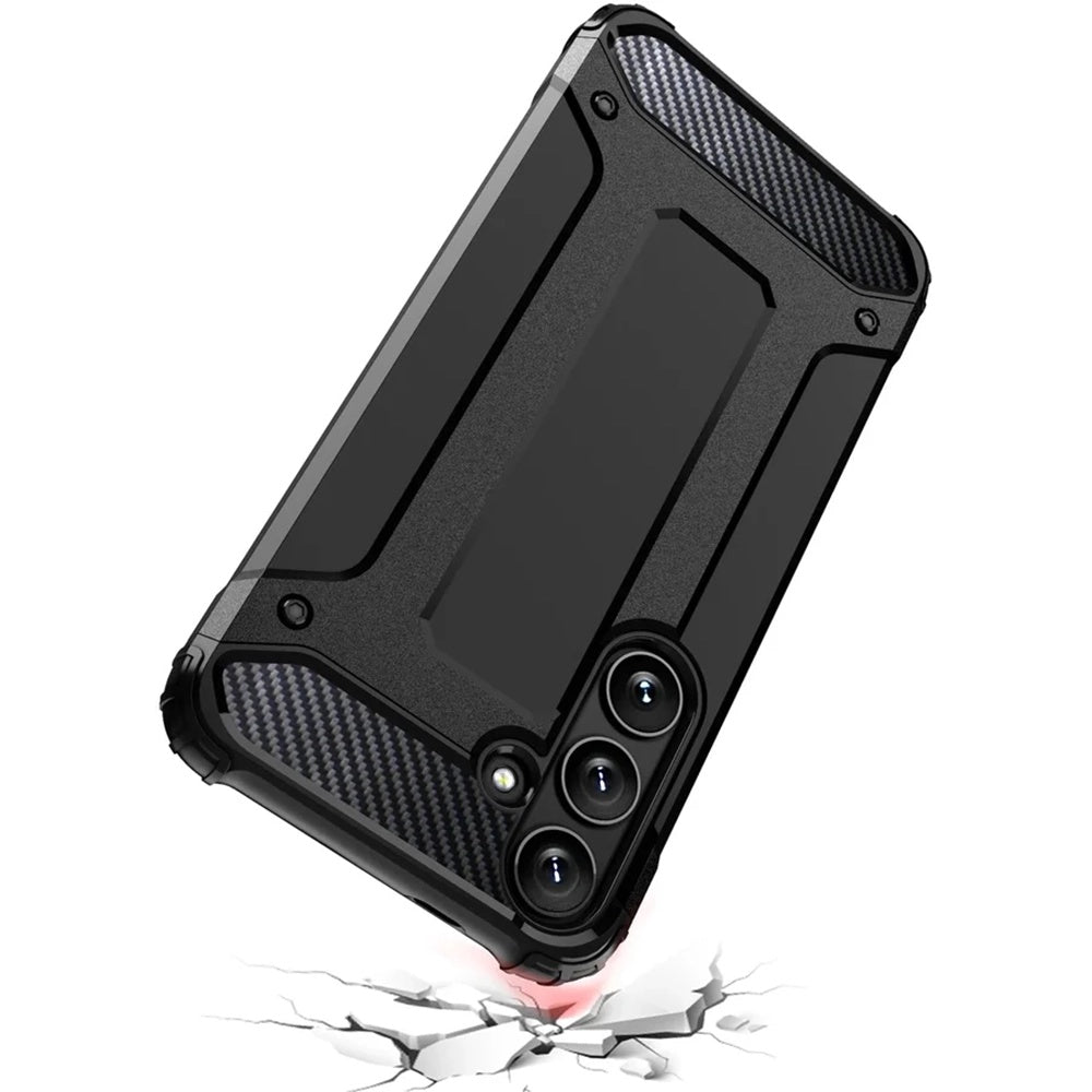 Case for Samsung Galaxy S25 Ultra S938, Techsuit, Hybrid Armor, Black
