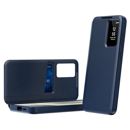 Etui na Samsung Galaxy S25 Ultra S938, Techsuit, SmartView, Niebieskie