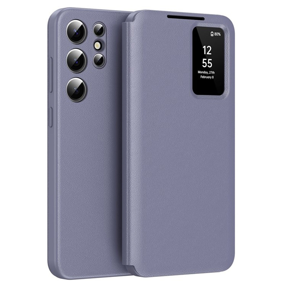 Etui na Samsung Galaxy S25 Ultra S938, Techsuit, SmartView, Fioletowy
