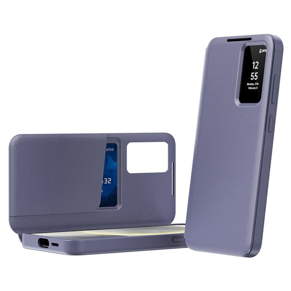 Etui na Samsung Galaxy S25 Ultra S938, Techsuit, SmartView, Fioletowy