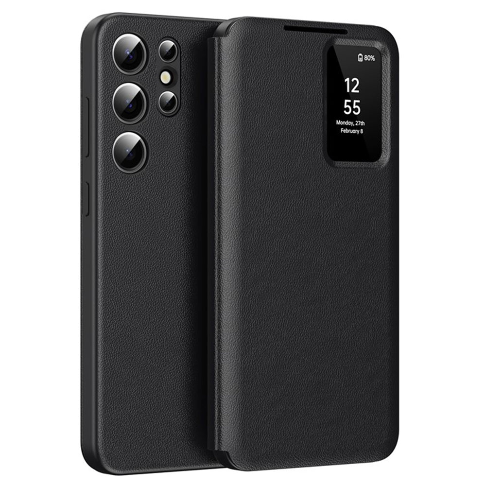 Etui na Samsung Galaxy S25 Ultra S938, Techsuit, SmartView, czarne