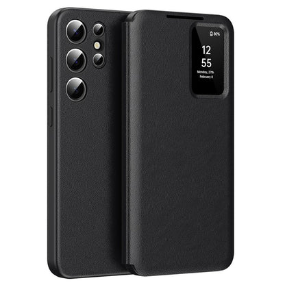 Etui na Samsung Galaxy S25 Ultra S938, Techsuit, SmartView, czarne