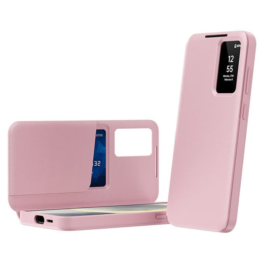 Etui na Samsung Galaxy S25 Ultra S938, Techsuit, SmartView, Różowe