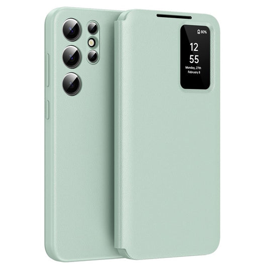 Etui na Samsung Galaxy S25 Ultra S938, Techsuit, SmartView, Zielony