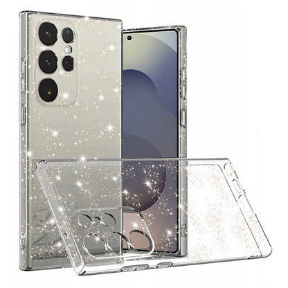 Etui na Samsung Galaxy S25 Ultra S938, Techsuit, SparkleSkin, Przezroczyste