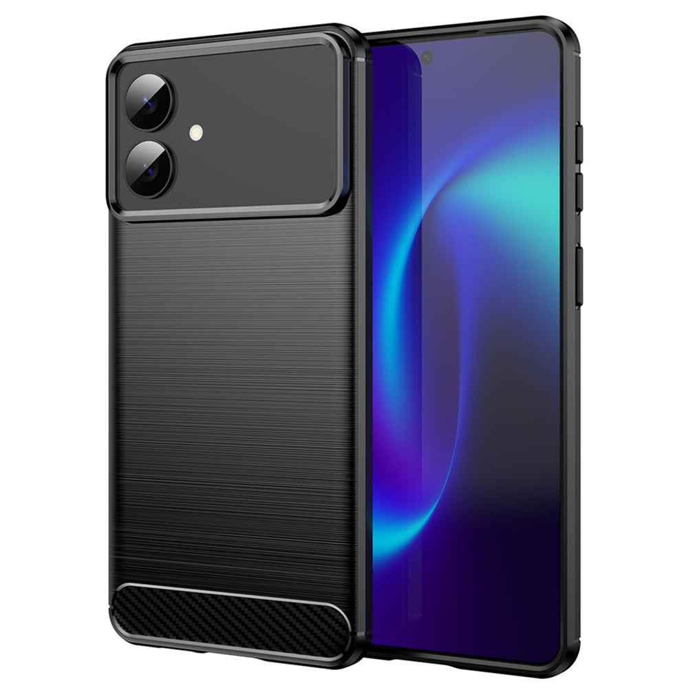 Etui na Samsung Galaxy S26 Edge, Techsuit, Carbon, Czarne