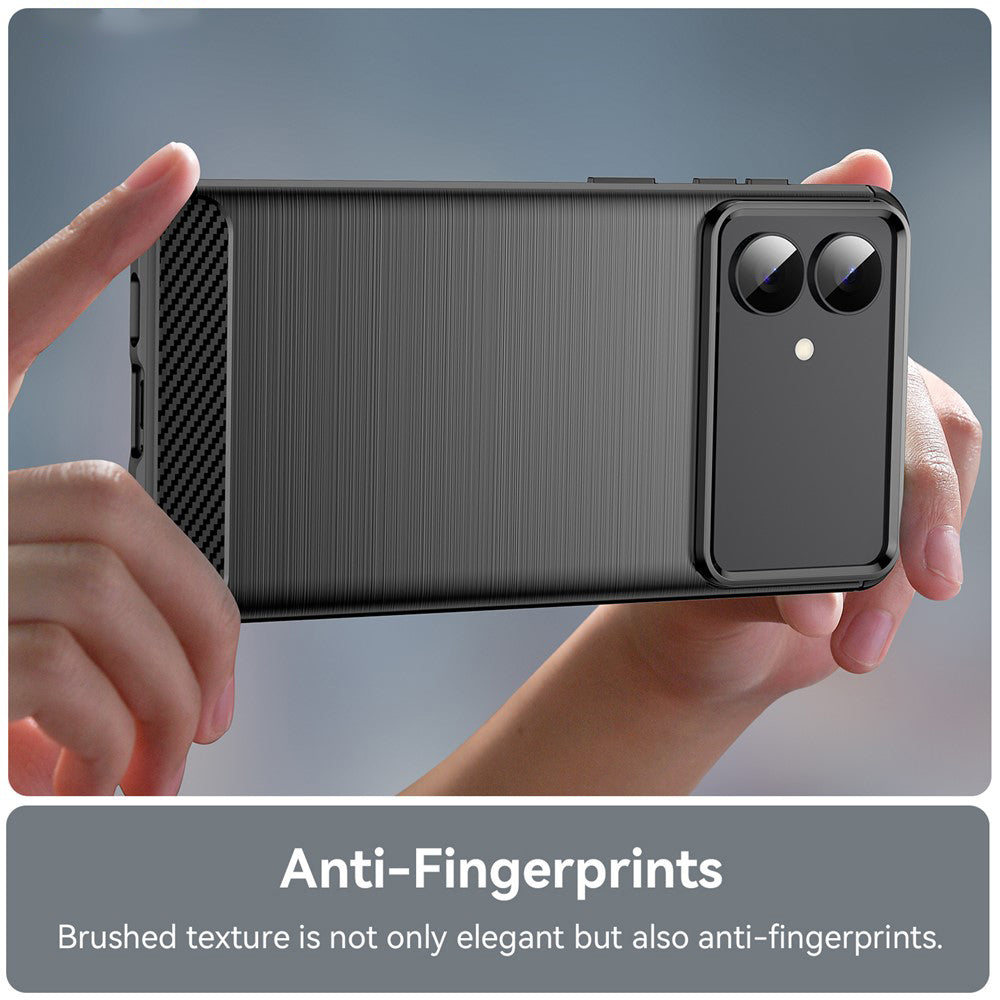 Etui na Samsung Galaxy S26 Edge, Techsuit, Carbon, Czarne