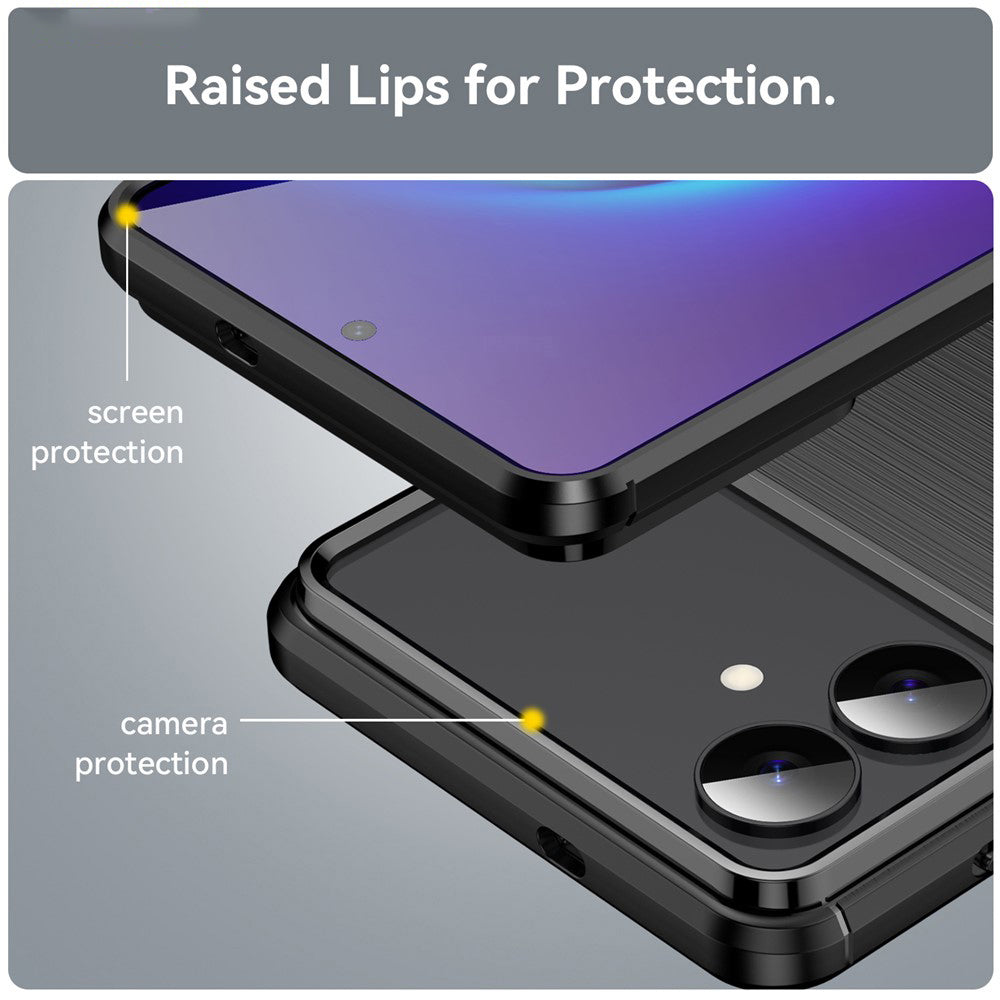 Etui na Samsung Galaxy S26 Edge, Techsuit, Carbon, Czarne