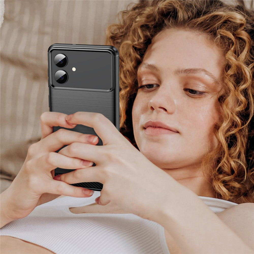 Etui na Samsung Galaxy S26 Edge, Techsuit, Carbon, Czarne