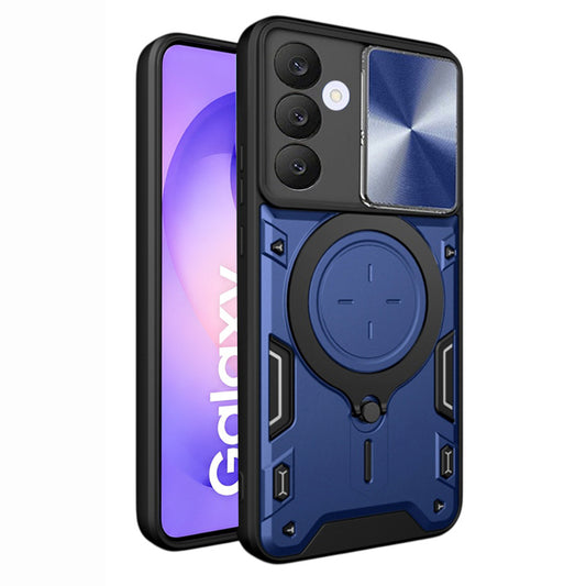 Etui na Samsung Galaxy S26 FE / S25 FE, Techsuit, CamGuard Pro, Niebieskie