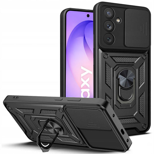 Etui na Samsung Galaxy S26 FE / S25 FE, Techsuit, CamShield, czarne