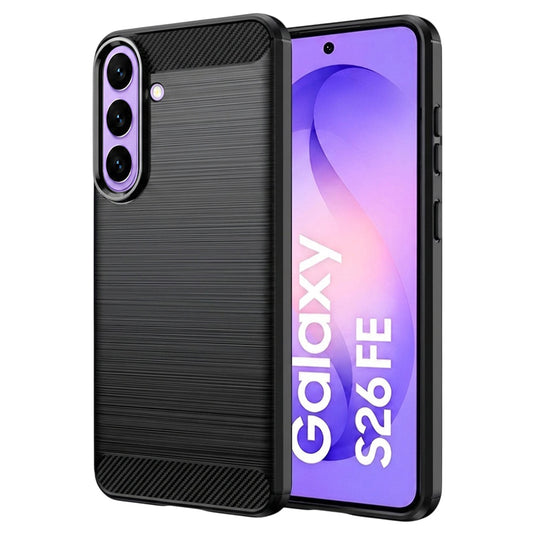 Etui na Samsung Galaxy S26 FE / S25 FE, Techsuit, Carbon, Czarny