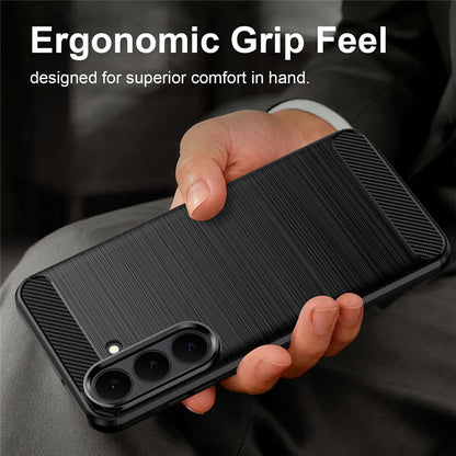 Etui na Samsung Galaxy S26 FE / S25 FE, Techsuit, Carbon, Czarny